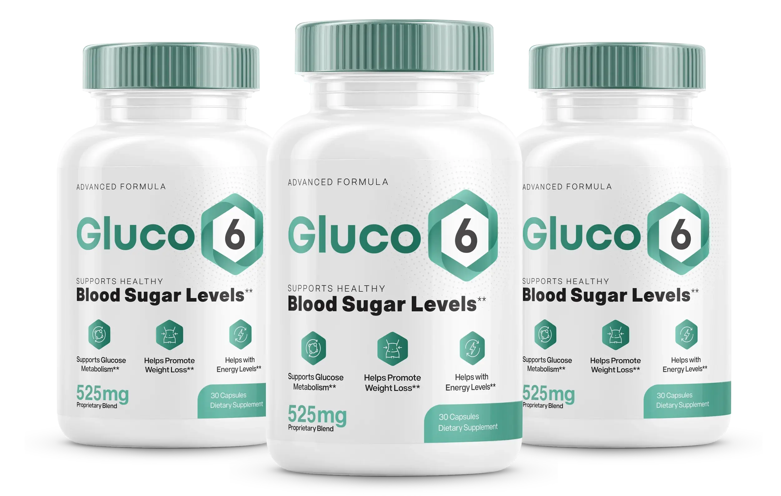 Gluco6  3 bottle